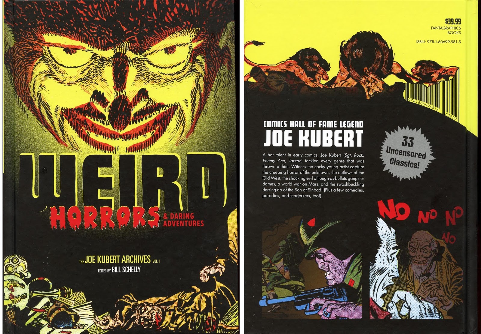 WEIRD HORRORS AND DARING ADVENTURES: THE JOE KUBERT ARCHIVES VOL. 1
